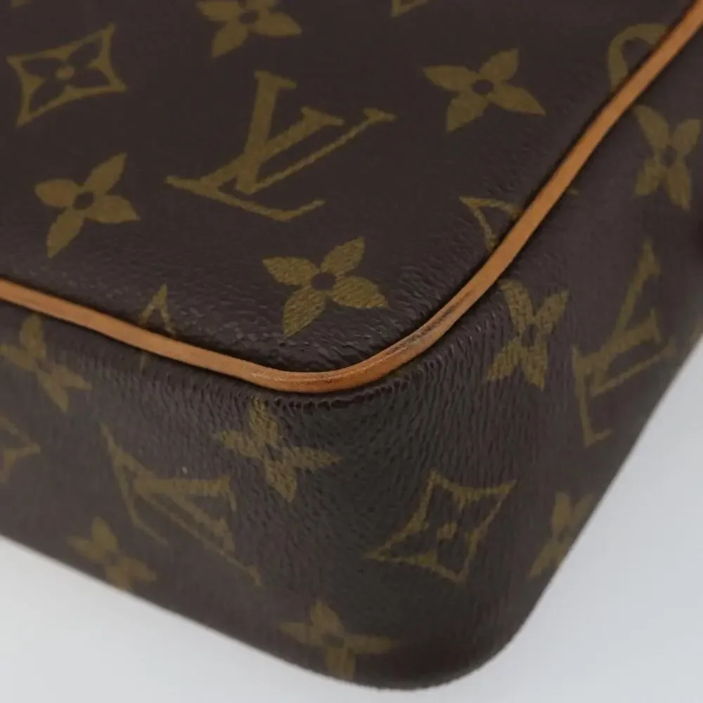 Louis Vuitton Monogram Compiegne 23 Clutch Bag Brown